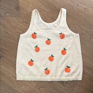 Lou and grey loft Orange cream Tank Top